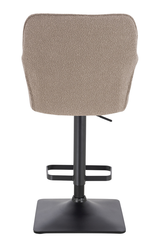 HR550KW Latte modern boucle szék fekete lábbal