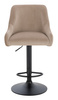 HR920W Latte Modern Velúr Szék Fekete lábbal
