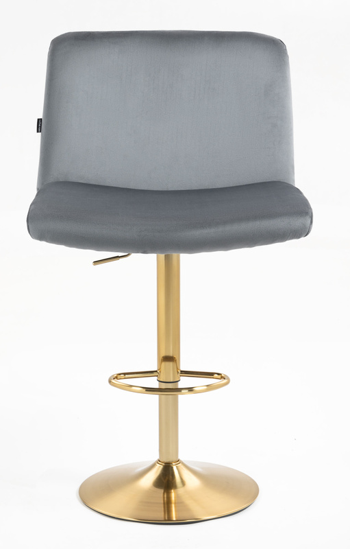 HR150W Grafit Modern Velúr Szék Arany lábbal