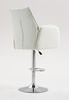 HR280W Krémszínű modern boucle szék krómozott lábbal