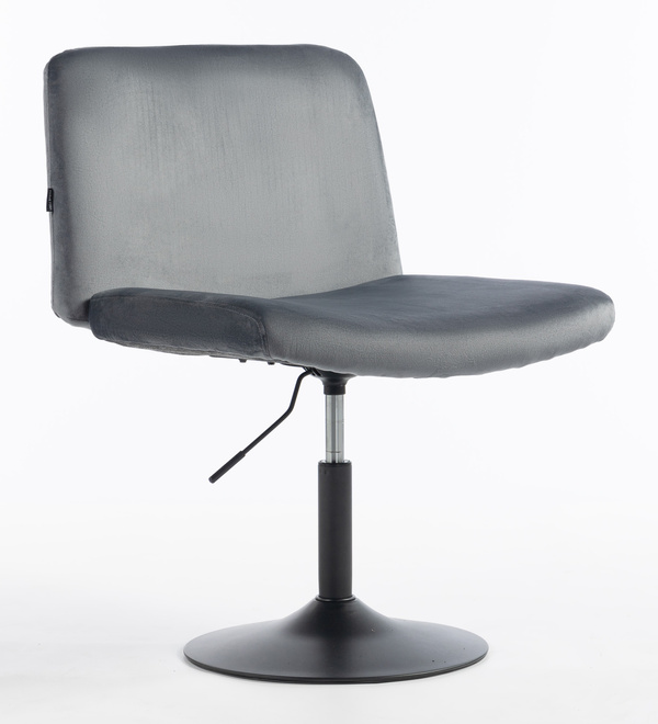HR150N Grafit Modern Velúr Szék Fekete lábbal