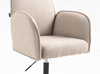 HR280N Latte modern boucle szék fekete lábbal