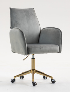 HR280K Acél Modern Velúr Szék Arany lábbal