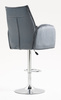 HR280W Grafit Modern Velúr Szék Krómozott lábbal