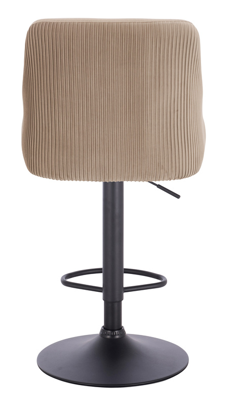 HR920W Latte Modern Velúr Szék Fekete lábbal