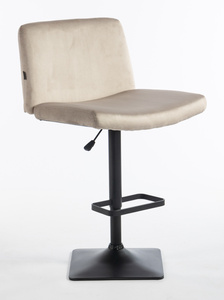 HR150KW Latte Modern Velúr Szék Fekete lábbal