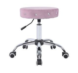 HR1102CK Halványlila modern műbőr szék krómozott lábbal