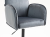 HR280K Grafit Modern Velúr Szék Fekete lábbal