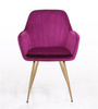 HR2022 Fukszia modern velúr szék