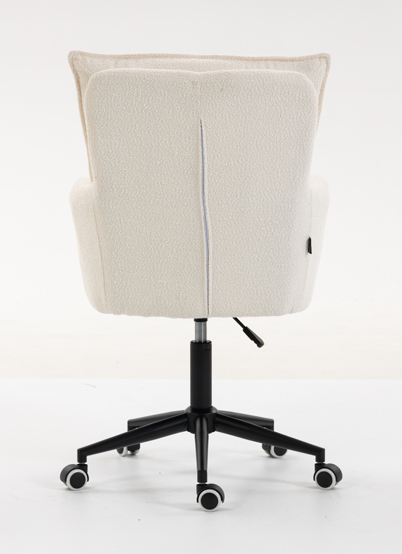 HR250K Krémszínű Bárány Szék Fekete Lábbal