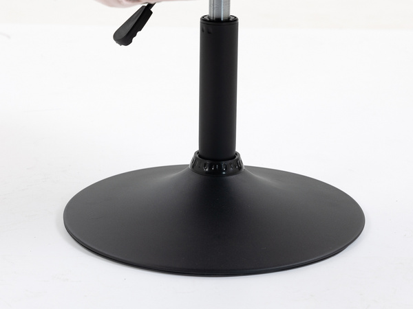 HR250N Púder Rózsaszín modern velúr szék fekete lábbal