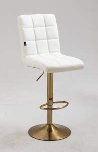 HC1015W Fehér szék arany lábbal