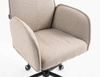 HR280K Latte modern boucle szék fekete lábbal