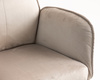 HR280W Latte Modern Velúr Szék Fekete lábbal