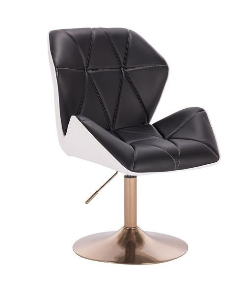 HR212 Fekete-fehér arany lábbal