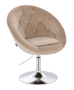 HR8516CN Latte modern velúr szék