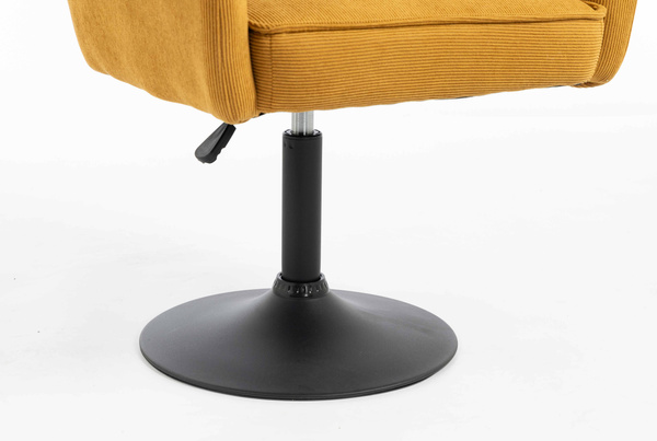 HR250N Curry Sárga Prémium Kordbársony Fekete Lábbal