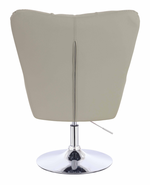 HR650N Len Szín Műbőr Premium Soft szék krómozott lábbal