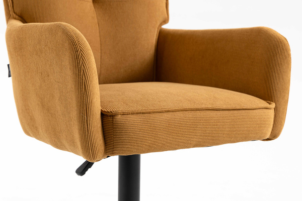 HR250W Curry Sárga Prémium Kordbársony Fekete Lábbal