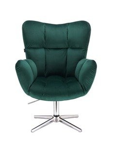 HR650CROSS Sötétzöld modern velúr szék