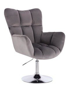 HR650N Grafit modern velúr szék