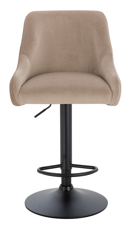 HR920W Latte Modern Velúr Szék Fekete lábbal