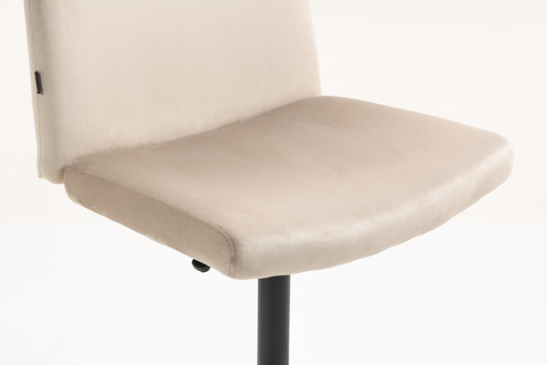 HR150W Latte Modern Velúr Szék Fekete lábbal