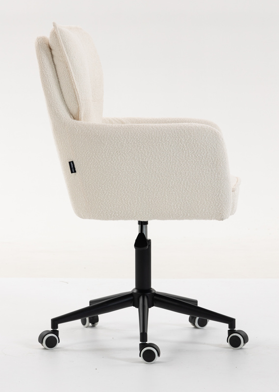 HR250K Krémszínű Bárány Szék Fekete Lábbal