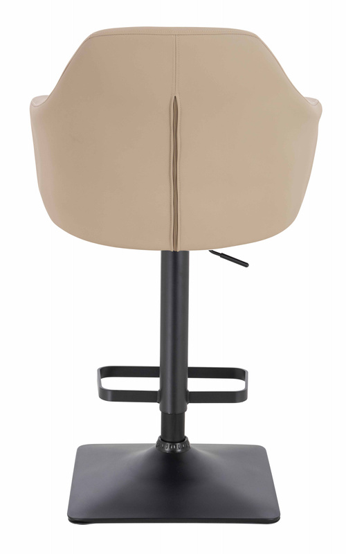 HR831KW Krémszínű Műbőr Premium Soft szék fekete lábbal