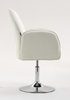 HR280N Krémszínű modern boucle szék krómozott lábbal
