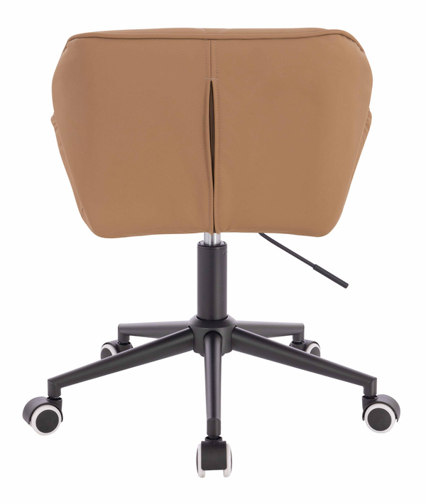 HR111K Karamell Műbőr Premium Soft szék fekete lábbal