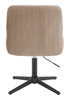 HR920CROSS Latte Modern Velúr Szék Fekete lábbal