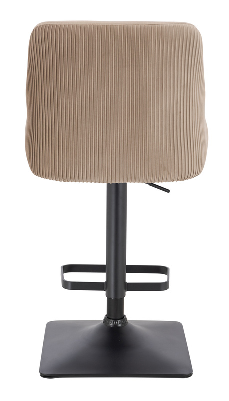 HR920KW Latte Modern Velúr Szék Fekete lábbal