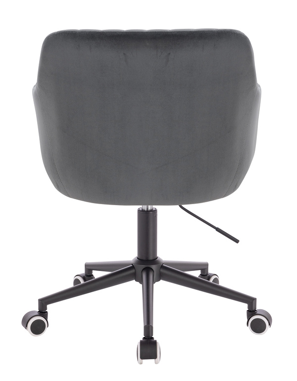 HR190K Grafit Modern Velúr Szék Fekete lábbal