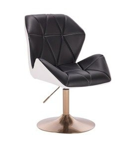 HR212 Fekete-fehér arany lábbal