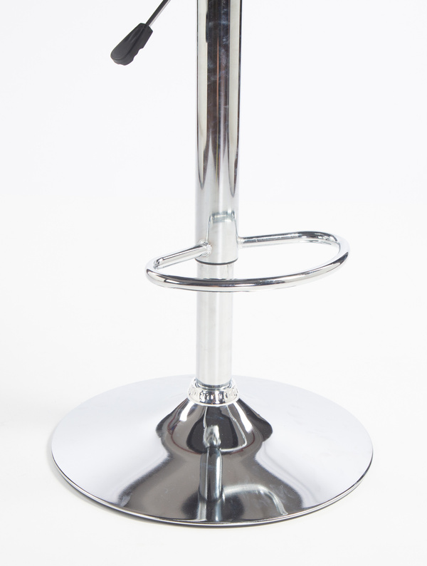 HR2055W Fekete Modern Velúr Szék Krómozott lábbal