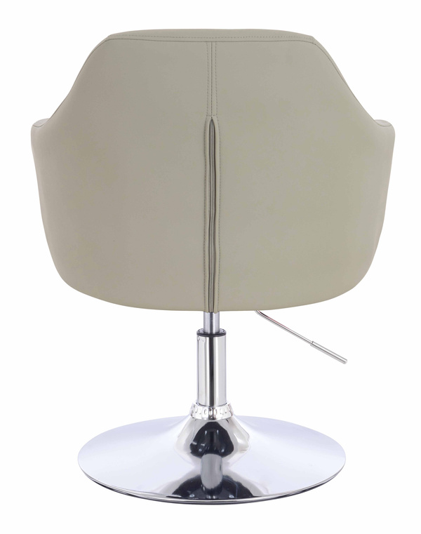 HR831N Len Szín Műbőr Premium Soft szék Krómozott lábbal