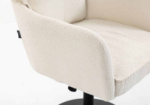 HR250N Krémszínű Bárány Szék Fekete Lábbal