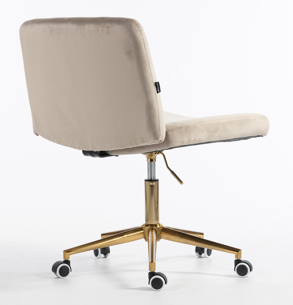 HR150K Latte Modern Velúr Szék Arany lábbal