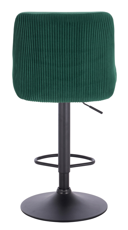 HR920W Sötétzöld Modern Velúr Szék Fekete lábbal