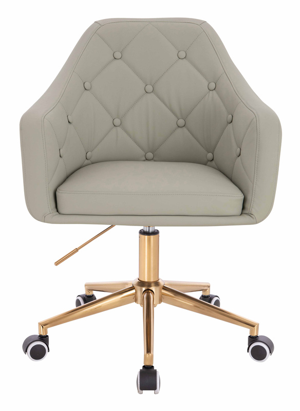 HR831K Len Szín Műbőr Premium Soft szék Arany lábbal