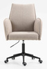 HR280K Latte modern boucle szék fekete lábbal
