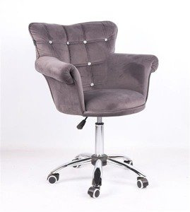 HR804CK Grafit modern velúr szék