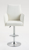 HR280W Krémszínű modern boucle szék krómozott lábbal