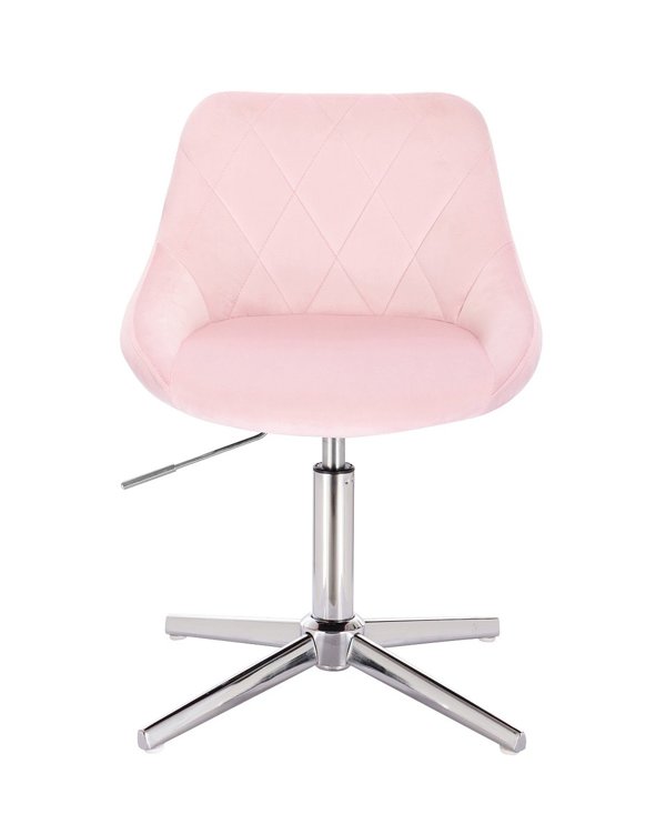 HR1054CROSS Rózsaszín  modern velúr szék