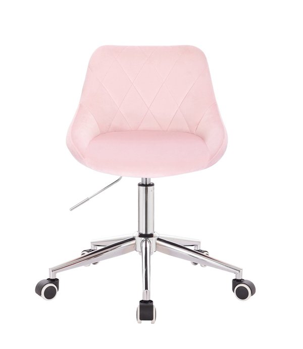 HR1054K Rózsaszín  modern velúr szék