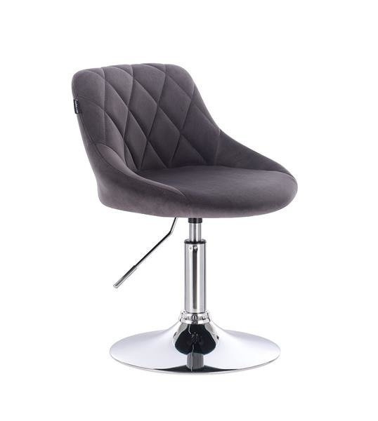HR1054N Grafit modern velúr szék