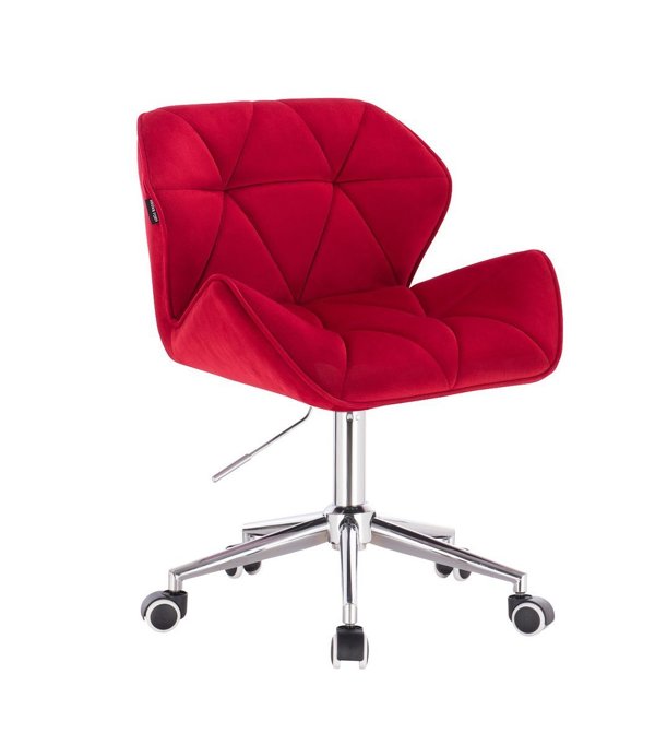 HR111K Vörös modern velúr szék