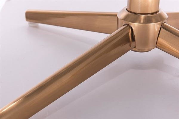 HR590CROSS Halványlila modern velúr szék arany lábbal